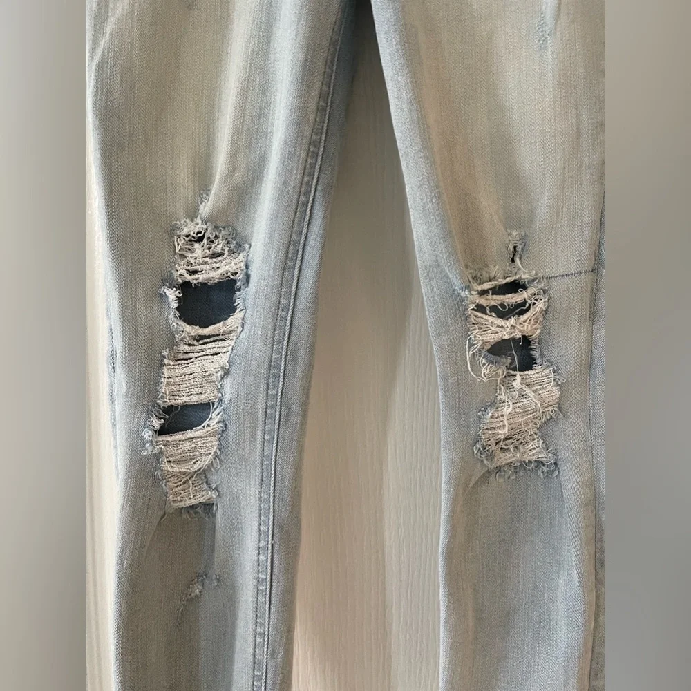Distressed skinny high rise jeans from Express - Picture 6 of 13